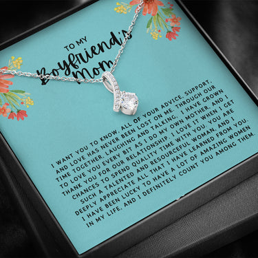Gift to My Boyfriend's Mom Necklace with Gift Box 75
